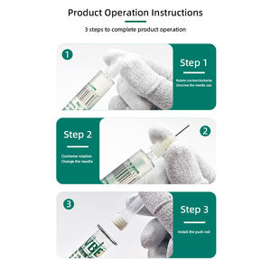 BST-558 Solder fluks tanpa bersih 10cc besi Solder las fluks pasta Solder perbaikan elektronik konsumen untuk ponsel LED BGA SMD <span class=keywords><strong>PGA</strong></span> - Product Image 4