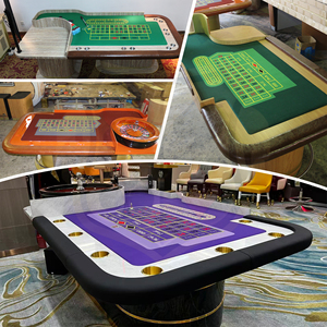 Mantel de Ruleta de Alta Calidad YM, Diseño OEM, Impermeable, para Mesa de Póker de Casino, Impresión Personalizada, Tapete de Póker - Product Image 1