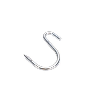 Stainless Steel <b>S</b> <b>Hook</b> With Tapered Tip For Kitchen And Bathroom Use - Product Image 1