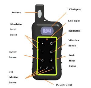 Uzaktan 1200m köpek şok tasması avcılık için su geçirmez kendini savunma elektrik çarpması yaka köpek eğitim - Product Image 4