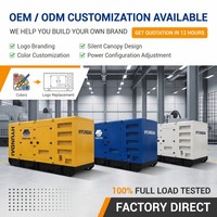 Groupe électrogène silencieux à commande intelligente pour zones éloignées 150 kW 200 kW Moteur diesel Cummings Weichai Yuchai Smartgen Deepsea ComAp Panneau numérique