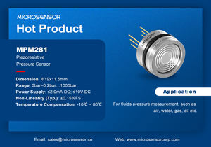 マイクロセンサー MPM281 19mm 高安定性拡散シリコン圧力センサー 圧力測定素子 - Product Image 2