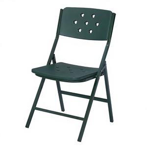 Silla Plegable de Plástico con Diseño de Flor de Ciruelo - Verde Militar, Portátil, Moderna y Sencilla, para Entrenamiento de <span class=keywords><strong>Tropas</strong></span> - Product Image 1