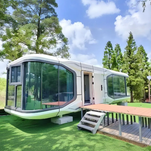 <span class=keywords><strong>Maison</strong></span> capsule spatiale de luxe Volferda V9, 2 chambres, villa préfabriquée mobile en acier pour hôtel et complexe hôtelier - Product Image 6