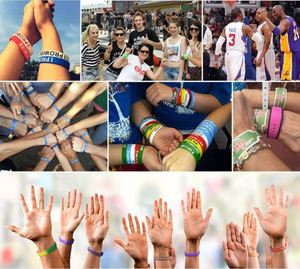 Custom Logo Rubber Silicone Sport Jewelry Embossed Wristband Men Wrist Band Bracelet for Promotional <b>Gifts</b> Events Advertising - Product Image 6