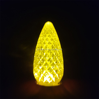 Luminaires LED C9 de meilleure qualité, 10 pièces, lampes en métal pour noël, usage extérieur, décoration commerciale, rouge