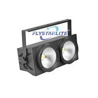 Luz Cegadora COB de 200W para Escenario, Luz Cegadora LED para Audiencia, Iluminación de Escenario DMX512 para DJ, Conciertos y Eventos
