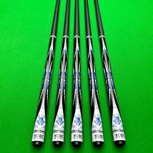 Taco de billar Ycoc de fibra de carbono con punta de taco de pistola, duradero y de cabeza pequeña para snooker - Product Image 1