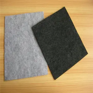 Nonwoven Fabric Black Recycled Polyester Nonwoven Needle Punched Felt Fabric For Sofa Under Lining