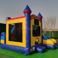 Commercial extérieur grand cavalier gonflable Trampoline enfants adulte videur château gonflable rebond maison sautant avec ventilateur