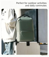 Sac à dos d'affaires pour ordinateur portable avec logo personnalisé, grande capacité, antivol, imperméable, avec port USB