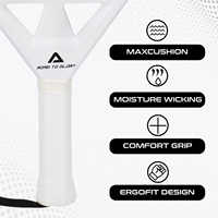 AMA Sport Professionnel OEM Tête de Qualité Personnalisée Forme Diamant 12K Fibre de Carbone Populaire Raquette de Padel Tennis