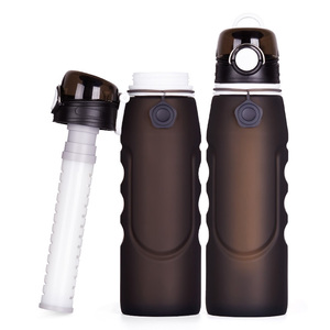 <span class=keywords><strong>Bouteille</strong></span> d'eau pliée pliable en gros Filtre à eau de gymnastique Pichets Bouteilles <span class=keywords><strong>Bouteille</strong></span> de filtre à eau - Product Image 3