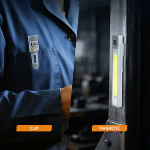 Linterna LED WOSEN Roja Potente con Láser, Clip de Aluminio, Multifunción, Magnética, Recargable, IP54, Haz Ajustable, USB - Product Image 6