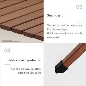 Mesa plegable portátil pequeña de diseño moderno con bolsa de viaje, escritorio al aire libre para picnics en la playa, uso en la cocina para acampar - Product Image 5
