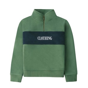 <span class=keywords><strong>Felpa</strong></span> oversize in pile con mezza Zip in pile da <span class=keywords><strong>uomo</strong></span> <span class=keywords><strong>invernale</strong></span> all'ingrosso della fabbrica Pullover con Logo personalizzato - Product Image 2