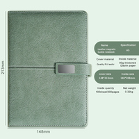Nouvel arrivage Carnet de notes A5 recyclé personnalisé Journal à couverture rigide en cuir PU Carnet de notes avec papier ligné