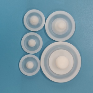 Diafragma redondo con tornillos de rosca Mecanizado CNC productos de precisión <span class=keywords><strong>PTFE</strong></span> piezas de forma especial - Product Image 3