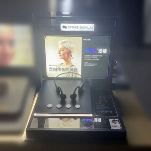Built in bluetooth Promotion Acrylic Pdq Display Box <b>Headphone</b> Trade Show Exhibition Cabinet Store Counter Retail Display Racks - Product Image 5