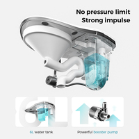 Nouvelle conception de sanitaires, veilleuse, WC automatique sans réservoir, WC intelligent, cuvette de WC intelligente
