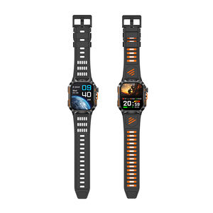 Reloj Inteligente Deportivo HKSF HT46 con Camuflaje Azul para Hombre, Pantalla IPS de 2.01 Pulgadas, Resistente al Agua IP68, Batería de 1200 mAh, Correa de Metal - Product Image 6