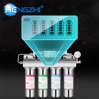 Système de purification d'eau commercial portable manuel sans réservoir HENGZHI à 5 étapes de filtration pour les magasins de boissons et de thé au lait