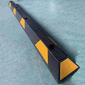 Topes de goma para ruedas de coche y camión, para estacionamiento, entrada de garaje y estacionamiento en la calle, tipo bloque de contención de bordillo, precio - Product Image 1