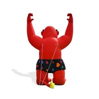 Modèle de mascotte de ballon publicitaire gonflable gorille géant en PVC personnalisé pour concessionnaire automobile avec souffleur Oxford inclus