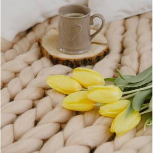 <span class=keywords><strong>Manta</strong></span> <span class=keywords><strong>de</strong></span> punto grueso, <span class=keywords><strong>manta</strong></span> <span class=keywords><strong>de</strong></span> hilo grueso <span class=keywords><strong>de</strong></span> punto gigante - Product Image 4