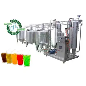 5000L/H 5ton complete Beer foaming wine carbonated drink processing line plant co2 making machine