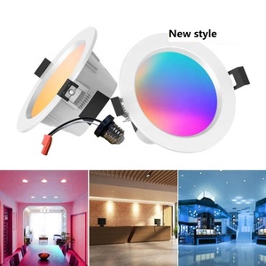 RGB + CCT 2700K-6500K Thông Minh LED Trần Downlight Xanh Răng Lưới Điều Khiển Ứng Dụng Với Âm Nhạc - Product Image 3