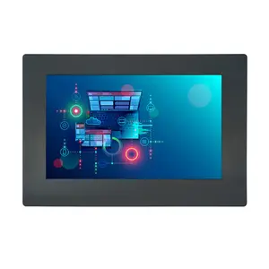 7 Inch Goedkope Kleine Formaat Tft Lcd Computer Panel Mount Resistive Touch Screen Monitor