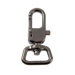 คลิปหนีบโลหะแบบหมุนล็อคอัตโนมัติ รุ่น AK211T-L-025-BNK, ได้รับสิทธิบัตร US/EU, แข็งแรงสูง, เหมาะสำหรับผลิตภัณฑ์กลางแจ้ง, ปลอกคอสัตว์เลี้ยง - Product Image 1