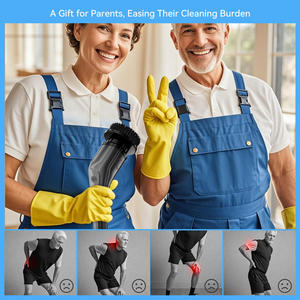 Cordless Electric Scrubber Kit for Home Floor <b>Car</b> 2-Speed Control Cleaning <b>Brush</b> Long Handle Household Cleaning Gifts for Family - Product Image 6