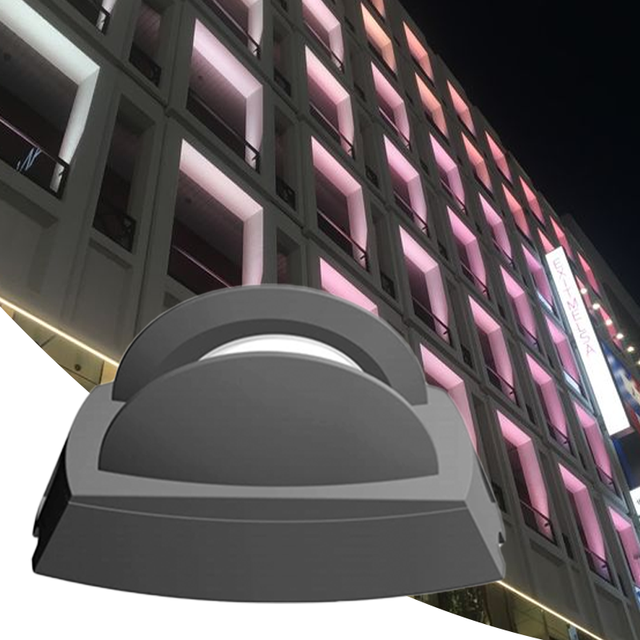 Hotel Outdoor RGBW LED Window Light 9W 180 Degree IP65 Waterproof White Light Building Exterior Wall Landscape Lamp