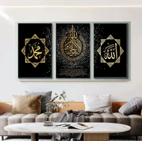 Haute qualité mosquée Religion musulman imprimé affiche Art islamique cadre en métal décor à la maison arabe