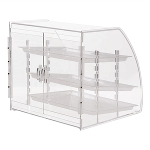 Truy cập hàng đầu rõ ràng Acrylic tùy chỉnh bánh Pastry Bánh Mì Bánh hiển thị tủ trường hợp Showcase <span class=keywords><strong>Countertop</strong></span> bánh kệ trưng bày - Product Image 3