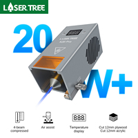 Livraison gratuite Europe 20W Module de gravure laser à diode feuille haute puissance DIY CNC Tête laser de découpe de métal pour contreplaqué d'acier inoxydable