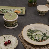 Vente en gros Nouveau design de boîte hermétique en céramique nordique pour la cuisine Stockage en porcelaine Biscuit Pot à thé en grains de café avec couvercle
