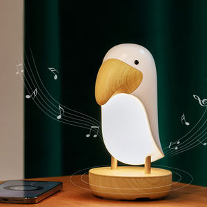 तौकैन बर्ड स्पीकर नाइट लाइट रिचार्जेबल वायरलेस एलईडी मूड लैंप बेडरूम लिविंग रूम के लिए टेबल लैंप - Product Image 2