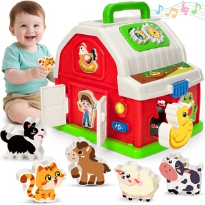 EPT Learning Moving Infant Children's Plane Elephant Player Doll <strong>Kids</strong> Music Toys Musical Barn Farm Animal <strong>Set</strong> - Product Image 1