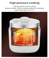 Olla a Presión Eléctrica Programable 405D Versátil de 4L, 12 Modos de Cocción, Apagado Automático, Protección Contra Sobrecalentamiento, para el Hogar