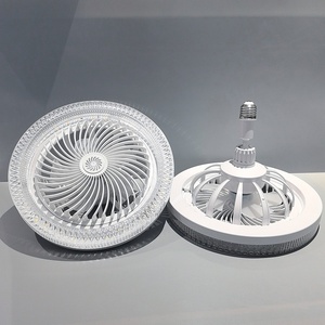 Led phổ pha lê thông minh ánh sáng mặt dây chuyền tích hợp phòng khách phòng ngủ hương liệu <span class=keywords><strong>E27</strong></span> fan hâm mộ ánh sáng - Product Image 6