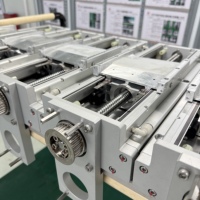 Actionneur à vis à billes Pi Custom 168, largeur 1250 mm, course, synchronisation, salle blanche, OEM pour machine d'emballage automatisée de préhension et de placement