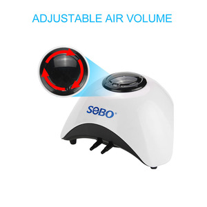 Sobo Sb860a Sb830a 220-240V Tank Zuurstof Stille Beluchter Pomp Verstelbare Dubbele/Enkele Uitlaat Voor Visteelt En Aquaria - Product Image 2