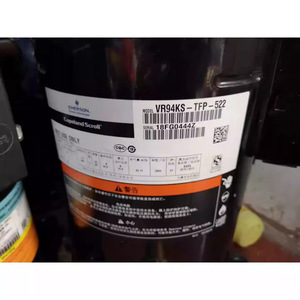 คอมเพรสเซอร์แบบสโครล Copeland รุ่น VR94KS-TFP-522 8 แรงม้า สำหรับปั๊มความร้อนแบบใช้ลม สำหรับงานอุตสาหกรรม - Product Image 1