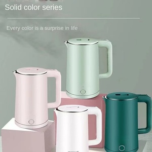 Nuevo Modelo en Oferta, Hervidor Eléctrico Inalámbrico de Acero Inoxidable de Doble Capa de Alta Calidad con Protección Contra Quemaduras y Función para Mantener el Agua Caliente - Product Image 6