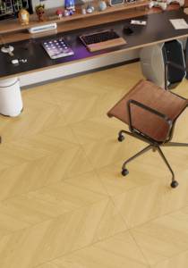 Azulejos de suelo y pared de porcelana mate de cerámica de diseño de <span class=keywords><strong>madera</strong></span> para decoración de interiores en dormitorios y habitaciones - Product Image 3