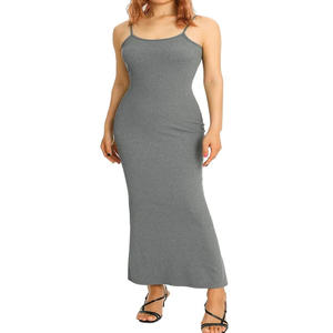 ชุดเดรสทรงเข้ารูปแบบไม่มีแขน ทำจากผ้าถักยืดหยุ่น เหมาะสำหรับผู้หญิงในงานปาร์ตี้ งานแต่งงาน งานเลี้ยง และโอกาสในช่วงฤดูร้อน - Product Image 1