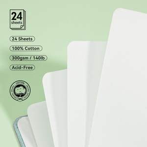 Secolorart <span class=keywords><strong>aquarelle</strong></span> Journal 300gsm presse <span class=keywords><strong>à</strong></span> chaud sans acide carré Watecolor carnet de croquis pour artistes adultes étudiants - Product Image 2